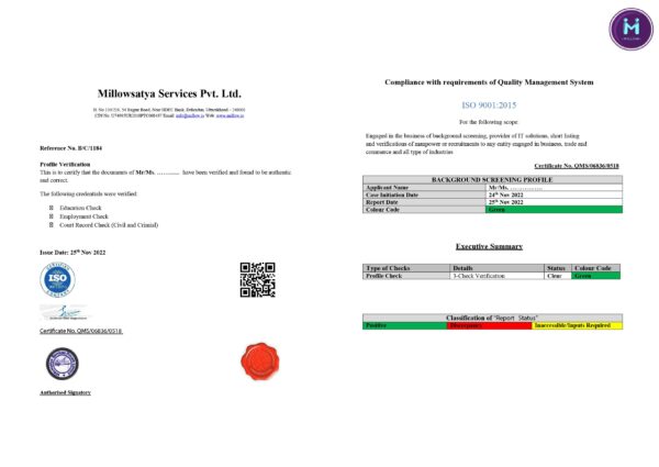 Profile Checking What is a Profile Check Certificate | Comprehensive Guide