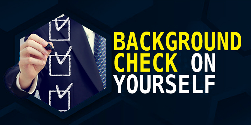 What is a Self Background Check?